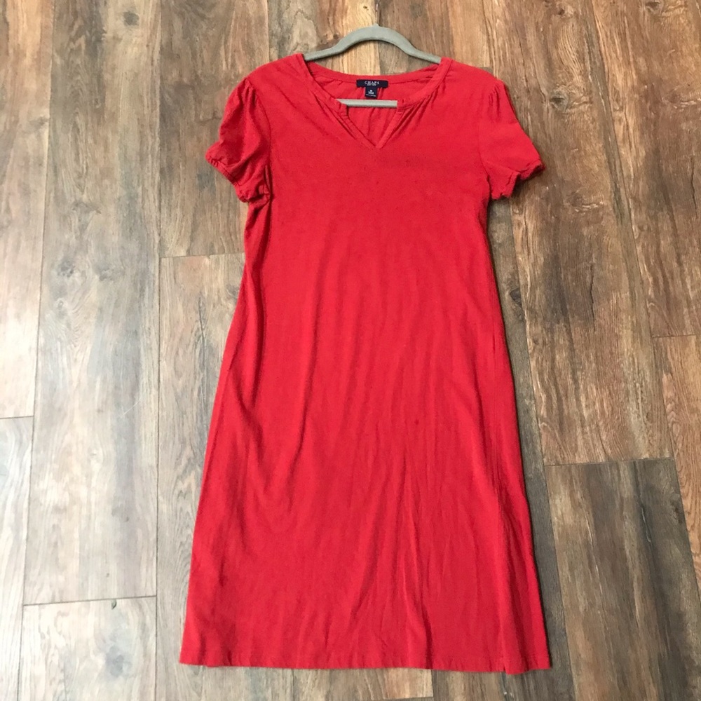 Chaps T shirt dress